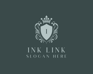 Crown Shield Boutique logo design