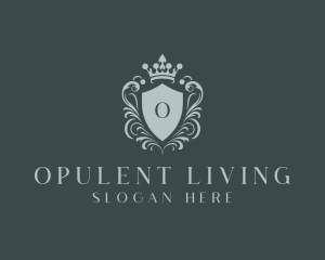 Crown Shield Boutique logo design