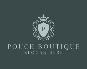 Crown Shield Boutique logo design