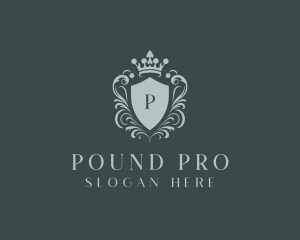 Crown Shield Boutique logo design