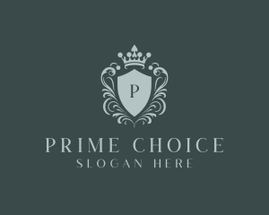 Crown Shield Boutique logo design