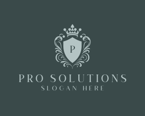 Crown Shield Boutique logo design