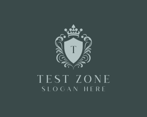 Crown Shield Boutique logo design