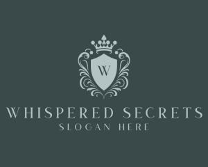 Crown Shield Boutique logo design