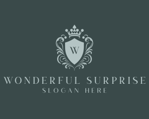 Crown Shield Boutique logo design