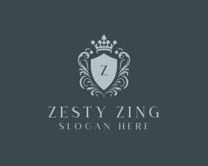 Crown Shield Boutique logo design