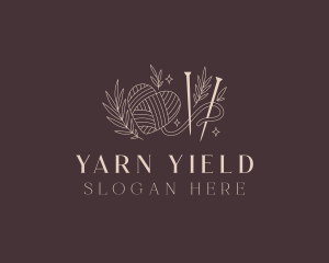 Handicraft Crochet Yarn logo design