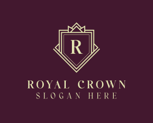 Royal Crown Shield logo design