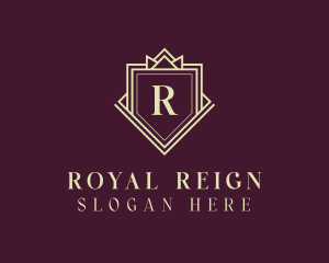 Royal Crown Shield logo design