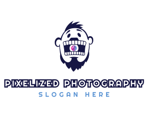 Head Film Camera logo design