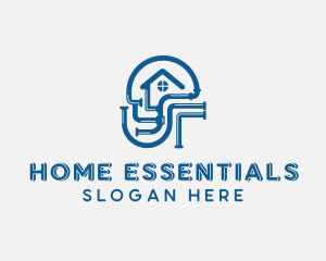 Home Plumbing Renovation logo design