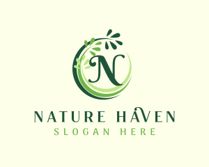 Natural Plant Wellness logo design