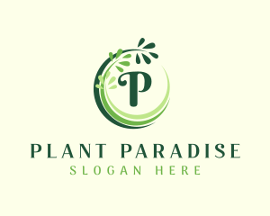 Natural Plant Wellness logo design