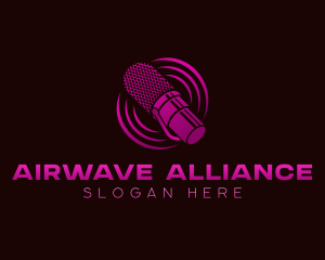 Radio Broadcast Microphone logo