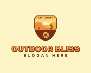 Desert Outback Hiking logo design