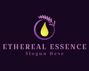 Lavender Oil Extract logo design