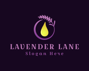 Lavender Oil Extract logo design