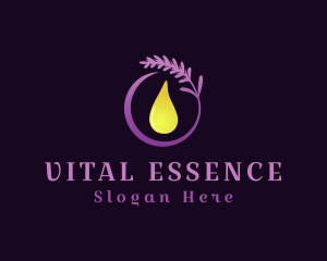 Lavender Oil Extract logo design