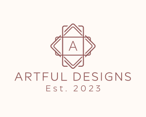 Geometric Interior Design logo design