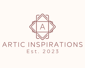 Geometric Interior Design logo design