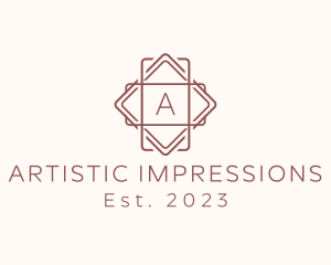 Geometric Interior Design logo design