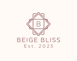 Geometric Interior Design logo design