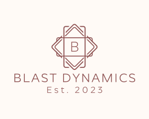 Geometric Interior Design logo design