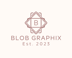 Geometric Interior Design logo design