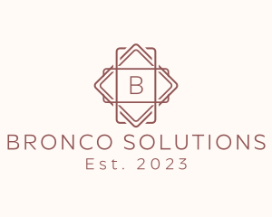 Geometric Interior Design logo design