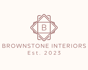 Geometric Interior Design logo design