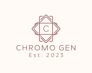 Geometric Interior Design logo design