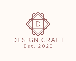 Geometric Interior Design logo design