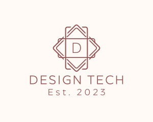 Geometric Interior Design logo design