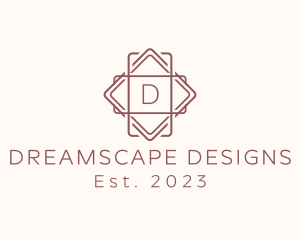 Geometric Interior Design logo design