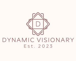 Geometric Interior Design logo design