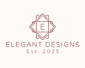 Geometric Interior Design logo design