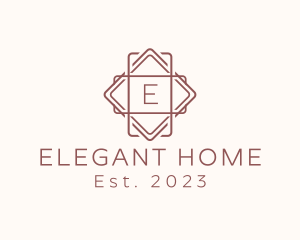 Geometric Interior Design logo design