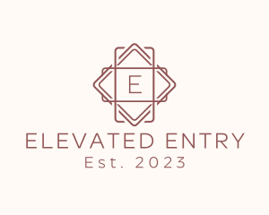 Geometric Interior Design logo design