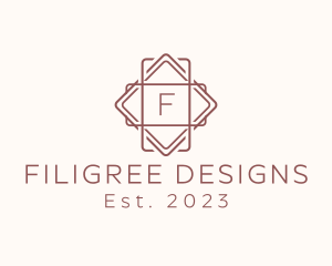 Geometric Interior Design logo design