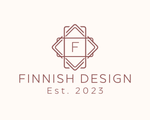 Geometric Interior Design logo design