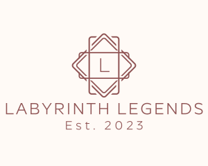 Geometric Interior Design logo design