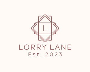 Geometric Interior Design logo design