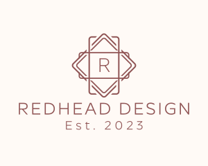 Geometric Interior Design logo design