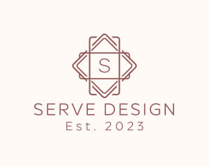 Geometric Interior Design logo design