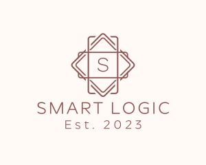 Geometric Interior Design logo design