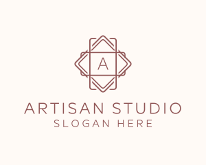 Geometric Interior Design logo design