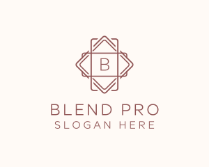 Geometric Interior Design logo design