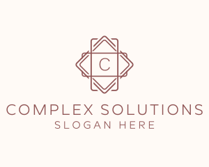 Geometric Interior Design logo design