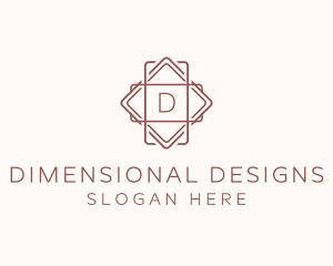 Geometric Interior Design logo design