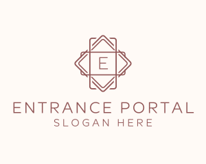 Geometric Interior Design logo design